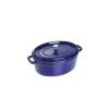 STAUB Cocotte Fonte Ovale 33 Cm Bleu Intense Majolique 6,7 L Large choix en ligne 5