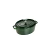 STAUB Cocotte Fonte Ovale 33 Cm Vert Basilic Majolique 6,7 L fashion pas cher 14