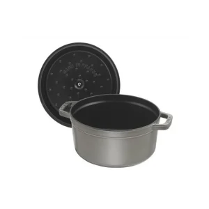 STAUB Cocotte Fonte Ronde 12 Cm Gris Graphite 0,4 L styles dernier cri 7