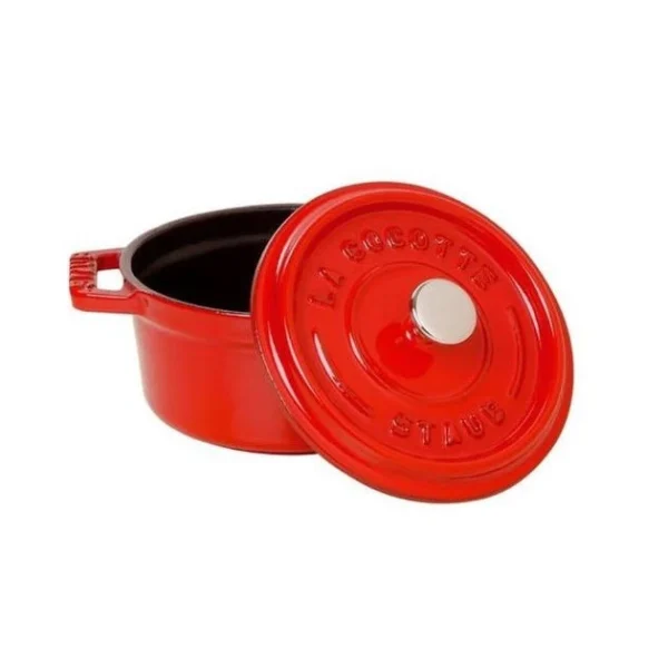 meilleur cadeau STAUB Cocotte Fonte Ronde 18 Cm Rouge Cerise 1,7 L 3