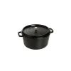 Satisfait ou Remboursé STAUB Cocotte Fonte Ronde 24 cm Noir Mat 3,8 L 13
