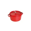 STAUB Cocotte Fonte Ronde 24 cm Rouge Cerise 3,8 L l'unique style 16