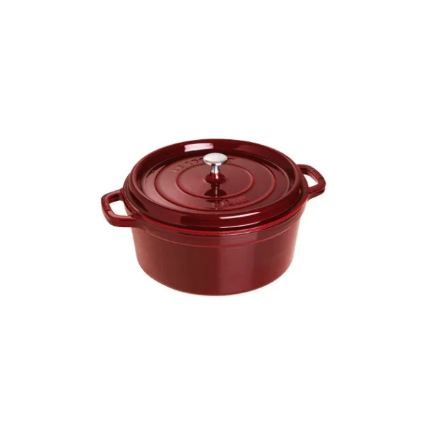 de garantie authentique STAUB Cocotte Fonte Ronde 28 Cm Grenadine Majolique 6,7 L 1