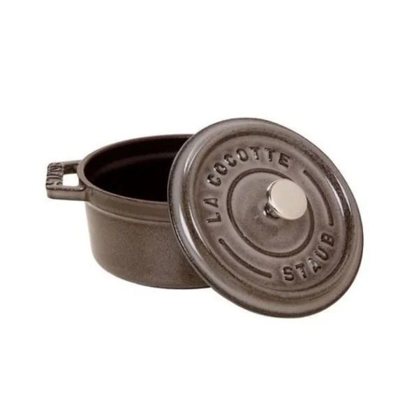 achetez pas cher STAUB Cocotte Fonte Ronde 28 cm Gris Graphite 6,7 L 3