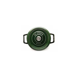 STAUB Cocotte Fonte Ronde 28 Cm Vert Basilic Majolique 6,7 L magasin france 8
