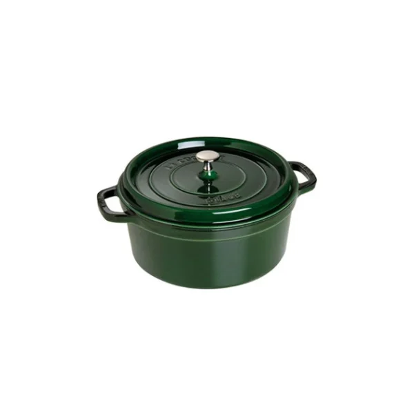 STAUB Cocotte Fonte Ronde 28 cm Vert Basilic Majolique 6,7 L a Prix Discount 1