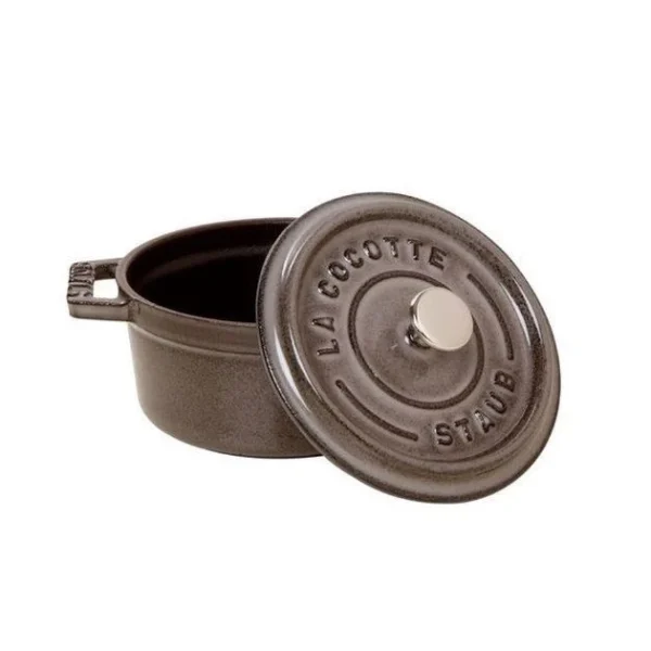 STAUB Cocotte Fonte Ronde 30 Cm Gris Graphite 8,35 L magasins pas chers 3