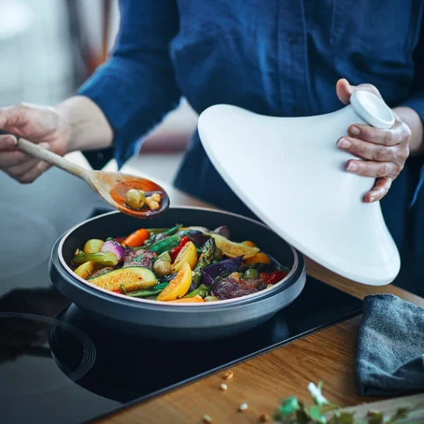 Plat à Tajine En Céramique 33,5 Cm Blanc Ardoise Delight Emile Henry marque pas cher 5