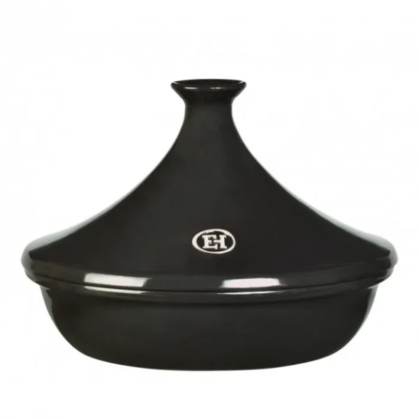site pas cher Plat à Tajine En Céramique Fusain (Noir) Emile Henry 32 Cm 1