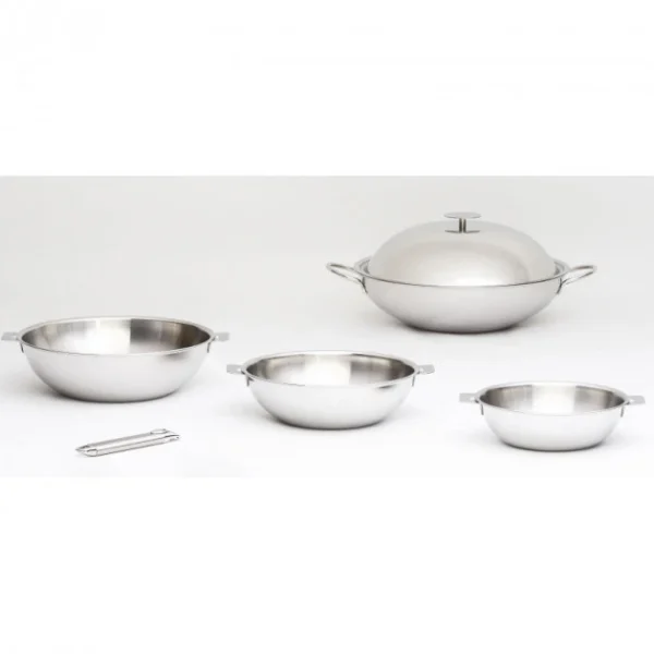De super promotions disponibles Wok Casteline Ø 28 Cm Manche Amovible Inox Cristel 5