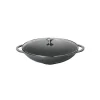 grande marque pas cher Wok En Fonte 37 Cm Caviar Chasseur 5