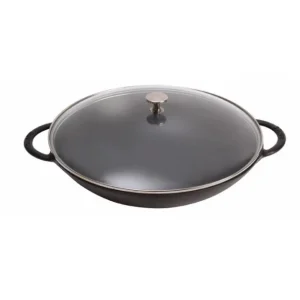 Wok En Fonte 37 Cm Noir Staub qualité d’originales 6