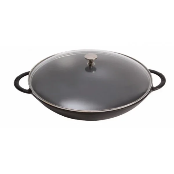 Wok En Fonte 37 Cm Noir Staub qualité d’originales 3